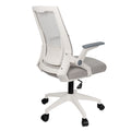 Ergonomic Breathable Mesh Office Chair, Adjustable Desk Chair with Armrests for Home Office, Gray